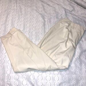 Lafayette 148 New York Creme colored Wool Dress pants size 14